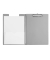 Klemmbrettmappe 2339295, A4, silber, Karton mit Kunststoff&uuml;berzug, inkl Aufh&auml;nge&ouml;se