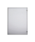 Schaukasten extraslim 9 x A4 extraflach Metallrückwand weiß, silber magnetisch