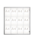 Schaukasten extraslim 12 x A4 extraflach Metallrückwand weiß, silber magnetisch