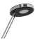 LED-Schreibtischlampe MAULpuck, schwarz, mit Standfu&szlig;