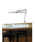 Schreibtischlampe MAULwork 820 52 02, LED, dimmbar, mit Tischklemme, weiß