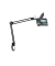 Lupenleuchte vitrum 7Watt sw LED-Leuchte Klemmfuß