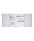 Klapp-Whiteboard MAULstandard, 6458284, geschlossen: 100x150cm / geöffnet: 100x300cm, kunststoffbeschichtet, Aluminium