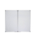 Klapp-Whiteboard MAULstandard, 6458284, geschlossen: 100x150cm / geöffnet: 100x300cm, kunststoffbeschichtet, Aluminium