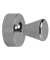 Haftmagnet 6168796, Kegel, 15mm &Oslash;, silber, 7000g