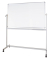 Stativdrehtafel-Whiteboard MAULstandard, 6459584, 200x100cm, kunststoffbeschichtet, Aluminiumrahmen