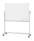 Stativdrehtafel-Whiteboard MAULstandard, 6459584, 200x100cm, kunststoffbeschichtet, Aluminiumrahmen