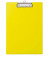 Klemmbrett 2335213, A4, gelb, Karton, Folien-kaschiert, inkl Aufhängeöse