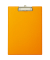 Klemmbrett 2335243, A4, orange, Karton, Folien-kaschiert, inkl Aufhängeöse