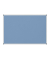 Pinnwand Standard 6445034, 180x90cm, Filz, Aluminiumrahmen, blau