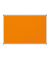 Pinnwand Standard 6445043, 180x90cm, Filz, Aluminiumrahmen, orange