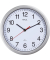  Funkwanduhr MAULrun 9052595, silber, 25cm, rund, analog