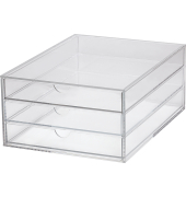 Schubladenbox 1950405 A4 3Schübe Acryl tr