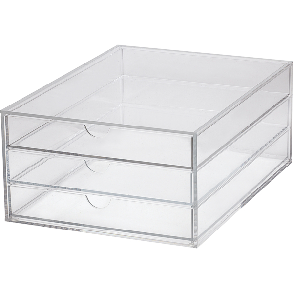 4002390067454 -  Schubladenbox 1950405 A4 3Schübe Acryl tr 4002390067454 MAUL 1950405
