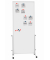 Whiteboard mobil easy2move, 6455284, 180x75cm, kunststoffbeschichtet, Aluminiumrahmen