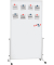 Whiteboard mobil easy2move, 6455484, 180x100cm, kunststoffbeschichtet, Aluminiumrahmen