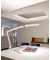 LED-Schreibtischlampe MAULcraft, wei&szlig;, mit Tischklemme, dimmbar