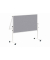 Moderationstafel solid 6366982, klappbar, Filz grau / Whiteboard weiß, 150x120cm
