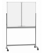 Klappstativdrehtafel-Whiteboard MAULstandard, 6458584, 240/120x100cm, kunststoffbeschichtet, Aluminiumrahmen