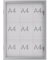 Schaukasten EXCITE 6653908, 9xA4, alu, magnetisch