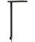 Schreibtischlampe schwarz mit Tischklemme