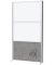 Stellwandsystem MAULconnecto 9622095 2xWB 1xAkustik d.gr Stand