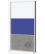 Stellwandsystem MAULconnecto 9651695 1xWB 1xbl 1xAk. d.gr Stand