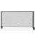 Tisch-Trennwand MAULconnecto 120x50cm Akustik h.gran