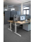 Tisch-Trennwand MAULconnecto Uplight 160x50cm Akustik h.grws