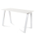 Schreibtisch Blanca, 72cm (H), 120x60cm (BxT), rechteckig, weiß / weiß