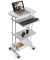 Computertisch, 126cm (H), 68x53cm (BxT), grau / grau