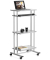 Computertisch, 126cm (H), 68x53cm (BxT), grau / grau