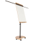 Flipchart Natural Transformer, NAT0618, 68xx97cm, eiche/wei&szlig;, mit Rollen, mit 2 Seitenarmen