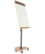Flipchart Natural Transformer, NAT0618, 68xx97cm (BxH), eiche/wei&szlig;, mit Rollen, mit 2 Seitenarmen