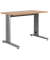 Schreibtisch Metal, 72cm (H), 120x60cm (BxT), rechteckig, eiche / grau