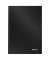 Notizbuch 46660095, Solid, schwarz, A5, kariert, 80g, 80 Blatt