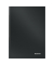Notizbuch 46670095, Solid, schwarz, A5, liniert, 80g, 80 Blatt