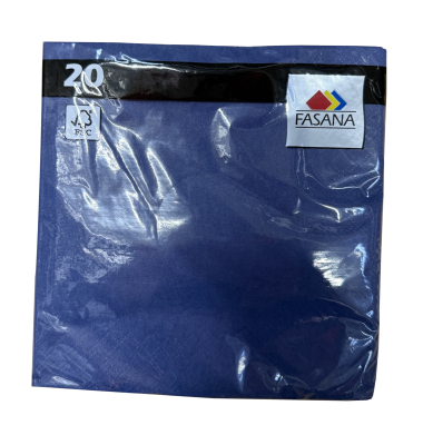 FASANA Serviette 228678 33x33cm 3lagig royalblau 20St.