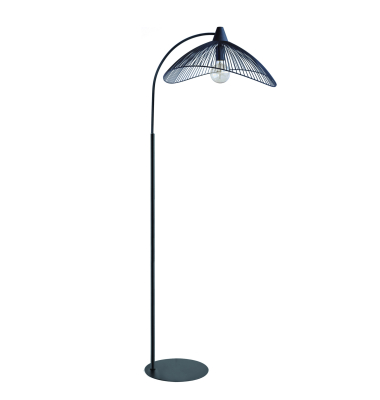 Stehlampe Kasteli, schwarz, mit Standfu&szlig;