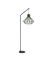Stehlampe Sequoia 155504, schwarz/akazie, mit zerlegt