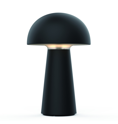 LED-Schreibtischlampe Visby, schwarz, mit Standfuß