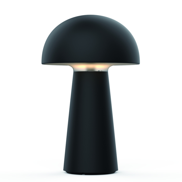 3361410158932 - meet by paperflow Visby Tischleuchte Schwarz PVC Integrierte LED warmweiß