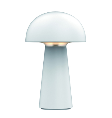 LED-Schreibtischlampe Visby, weiß, mit Standfuß