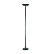 Stehlampe Arkane, schwarz, mit beschwerter Standfu&szlig;