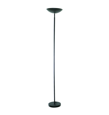 Stehlampe Arkane, schwarz, mit beschwerter Standfu&szlig;