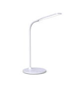 LED-Schreibtischlampe Irene, weiß, mit Standfuß, dimmbar