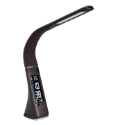 LED-Schreibtischlampe Clark, schwarz, mit Standfuß, dimmbar