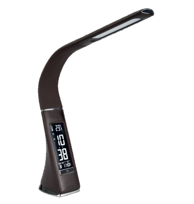 LED-Schreibtischlampe Clark, schwarz, mit Standfuß, dimmbar