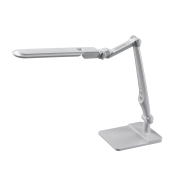 LED-Schreibtischlampe Sana, weiß, mit Standfuß, dimmbar