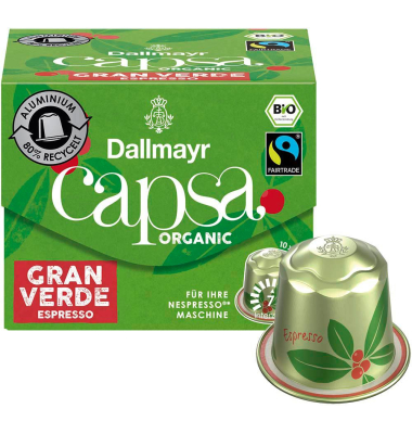 Capsa Gran Verde Espresso Kaffeekapseln 10 Portionen